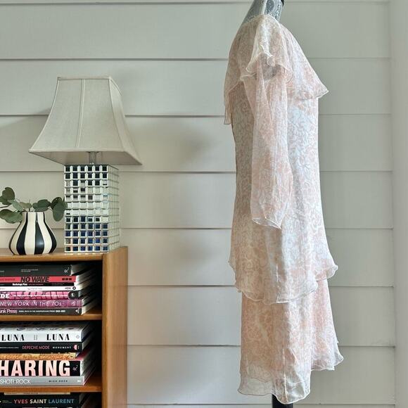 Vintage Holly Harp Silk Floral Tiered Dress size S Holly’s Harp Dress - Picture 4 of 9